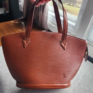 Authentic Louis Vuitton Saint Jacques Hand Tote - Brown EPI Leather